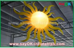 China Fire - proof Inflatable Lighting Decoration , Nylon Cloth LED Lighting Ball supplier