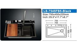 China Rain Waterfall Stainless Steel Kitchen Sink 304SS Undermount Single Bowl supplier
