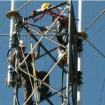 Mast Three Tube 36m/S Tubular Steel Tower Large Telecommunication Power Oil Depot for sale