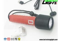 China USB Charger 3000lux 750mA Rechargeable Torch Light 10W IP68 supplier