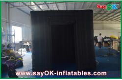 China Inflatable Party Tent Party PVC Round Inflatable Photo Booth Enclosure , No Led Light supplier