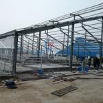 Prefab Steel Cattle Sheds , Modern Steel Structure Farm Building for sale
