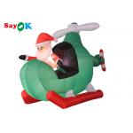 Digital Printing Inflatable Snowman Christmas Decoration Wear Resistant for sale