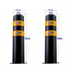 201 Stainless Steel Fixed Bollards 700mm Domed Top Car Security for sale