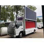 LED Roving Advertising Truck Japan Brand 4.2m Small Led Mobile Stage Truck for sale
