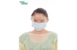 China Polypropylene Non Woven Isolation Gowns With Elastic Wrist For One Time Used supplier