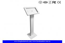 China Security Freestanding Ipad Kiosk Stand For 18.4 Inch Samsung Galaxy Tablet supplier
