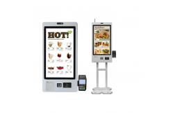 China 32 Inch  Touch Screen Payment Terminal Kiosk Ordering Cash Register Kiosk supplier