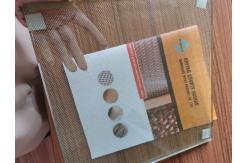 China Enclosure Wired Security Laminated Glass Stainless Steel Wire Mesh supplier
