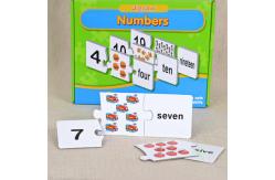 China Mathematics Custom Number Jigsaw Puzzles Double Printing Service OEM Design supplier