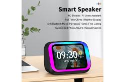 China Intelligent Large Screen Bluetooth  Clock Screen Temperature Display Control Table Speaker FM supplier