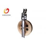 Nylon String Power Cable Pulling Pulley Block Wire Drawing Cable Guide Wheel for sale