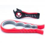 5 in 1 Multi Function Can Opener Bottle Opener Kit with Silicone Handle