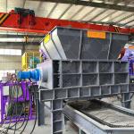 Double Shaft Municipal Solid Waste Plastic Crusher Machine Sponge Foam Shredder Wood Crushing Machine for sale