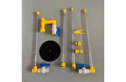 China Yellow Broiler Automatic Drinker Poultry Drinking Line Parts Plastics supplier
