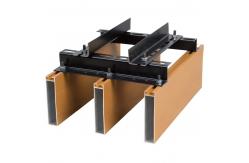 China Extruded Box Aluminum Baffle Ceiling PVDF Coating 0.8mm-3mm supplier
