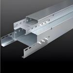Straight Slot Enclosed Cable Tray For 50mm Height Installation for sale