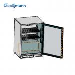 Wire Tube Condenser Back Bar Beer Cooler , Back Bar Drinks Fridge With 1 Glass Door for sale