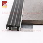 Antislip Aluminum Stair Nosing Trim Step Edging Profiles With Rubber for sale