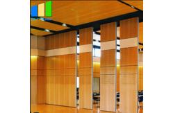 China Sliding Partition Walls Folding Door Divider Operable Partition With Melamine Foldable Partition supplier