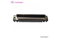 China 32 Pairs entronic PCB Right Angle Female 64 Pin Circuit Board Connectors supplier