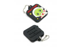 China Personalized Promotional Gifts For Clients 3D Soft PVC Rubber Keychain supplier