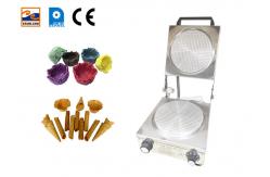 China Cone Waffle Oven Equipment , Durable And Safe Aluminum , Template Manual Control Of Time And Temperature . supplier