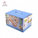 Electronics Printing Cardboard Carrying Box 4C Printing With Handle for sale