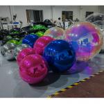 Large Mirror Ball 100cm Inflatable Mirror Balloon PVC Mirror Sphere For Christmas Decoration for sale