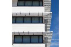 China Fixed Canopy 85mm Aluminum Sun Louver 85R C Shaped Aluminum supplier