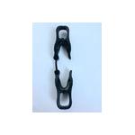 Non Conductive Standard Plastic Glove Clips Safety Black Guard Durable Clips for sale