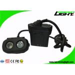 Rechargeable OLED Led Miners Cap Lamp 15000lux Waterproof Dual - Beam Functional for sale