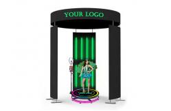 China 360 Photo Booth Enclosure Backdrop With LED Light Portable supplier