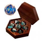 Handcrafted Nontoxic Polyhedral Dice Set Wear Resistant Sharp Edged for sale