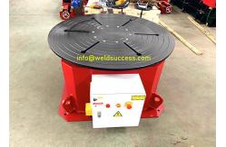 China Horizontal 10T Welding Positioner Turntable With Hand Control Box supplier