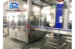 China Roud Square Irregular Glass Milk Bottle Filling Machine 2000-3000 Bottles Per Hour supplier