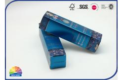 China Pretty Matte Lamination Folding Paper Gift Box With Special Design Blue supplier