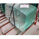 4mm Frosted Tempered Glass With Flat Edge For Kitchen Decorative Accents Balcony Railings for sale