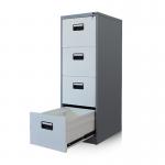 4 Drawer Dark Grey Frame Lockable Vertical Filing Cabinets for sale