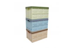 China Multiscene Collapsible Storage Bins With Lid , Sonsill Durable Foldable Plastic Bins supplier
