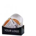 Customized Printing Paper Burger Chicken Box Disposable Fast Food Takeaway Burger Box for sale