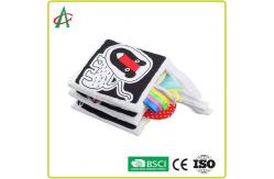 China 20x20cm Rag Soft Books For Infants Handcrafted Plush Polyester supplier