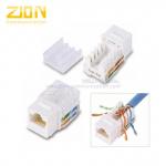UTP RJ45 90 Degree Keystone Jack ZCM245-C5/6/6A , Keystone, Ethernet , from China Manufacturer - Zion Communiation for sale