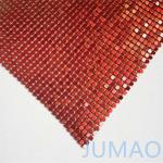 Aluminium Shiny Metal Sequin Curtains Drapery For Windows 4mm for sale