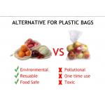 Organic Cotton Drawstring Bag Backpack Vegetable Grocery Mesh String Backpack