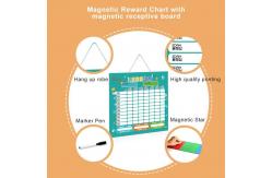 China Reusable Durable Preschool Reward Chart With EVA Magnetic Star supplier