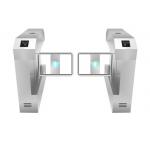 High Speed Pedestrian Swing Gate , Double Direction Airport Half Height Turnstile for sale