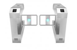China High Speed Pedestrian Swing Gate , Double Direction Airport Half Height Turnstile supplier