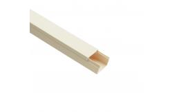 China Customized PVC Plastic Extrusion Channel Profiles White supplier