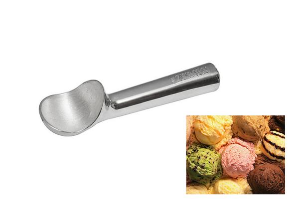 Hard Silver Heated Ice Cream Scoop Sugar Cones With Antifreeze , CE Standard